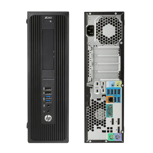 HP Workstation Z240 SFF Desktop PC Computer Core i5& i7 6th Gen | 8GB - 32GB DDR4|512GB SSD - 1TB SSD| Win 10 Pro - 64 Bit New Keyboard & Mouse Combo WiFi Adapter