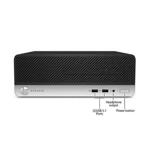 Desktop PC HP ProDesk 400 G5 SFF Business Computer (Intel Core i3 8th Gen Processor/ 8GB - 32GB RAM/ 256GB - 1TB SSD/ Windows 11 Pro) Wireless Keyboard and Mouse - Refurbished