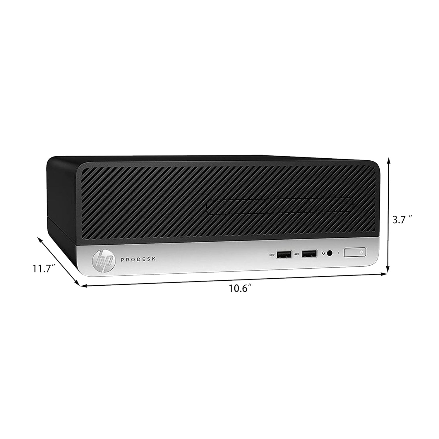 Desktop PC HP ProDesk 400 G5 SFF Business Computer (Intel Core i3 8th Gen Processor/ 8GB - 32GB RAM/ 256GB - 1TB SSD/ Windows 11 Pro) Wireless Keyboard and Mouse - Refurbished