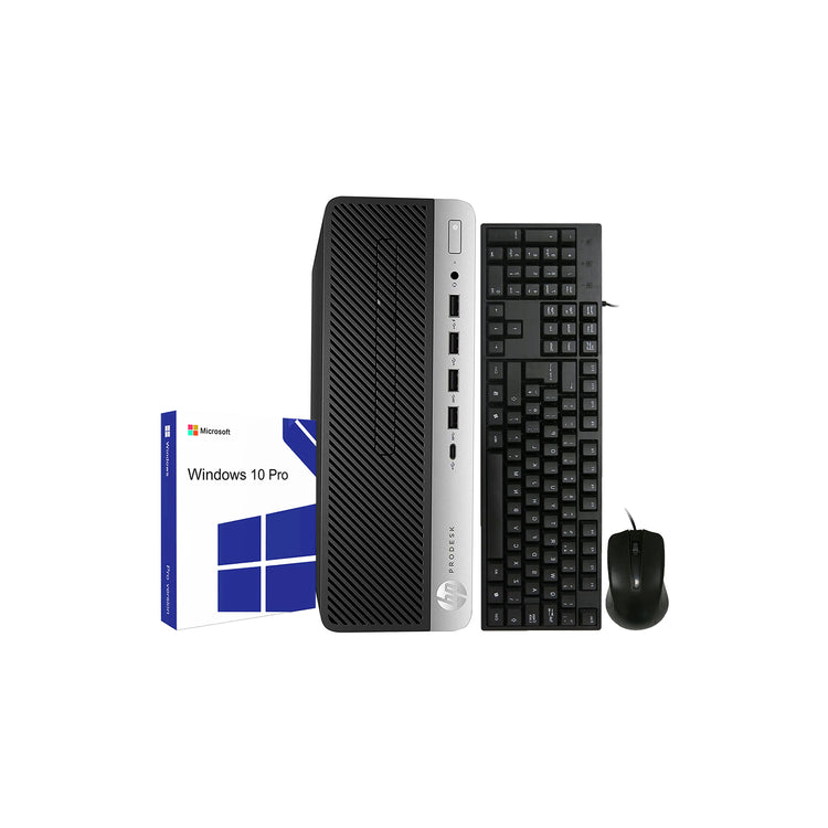 HP ProDesk 600 G3 SFF Computer Desktop PC | Intel Core i7 - 6th Gen Up to 4.00 GHz Processor| 16GB - 32GB DDR4 RAM| 256GB - 1TB SSD| Windows 10 Pro| Keyboard and Mouse - Refurbished