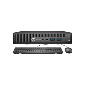 HP ProDesk 400 G2 Mini Desktop Computer PC / Intel Core i5 - 6th Gen Up to 2.80 GHz Processor / 8GB - 16GB DDR4 RAM / 256GB - 1TB SSD / Windows 10 Pro / Keyboard and Mouse - Refurbished