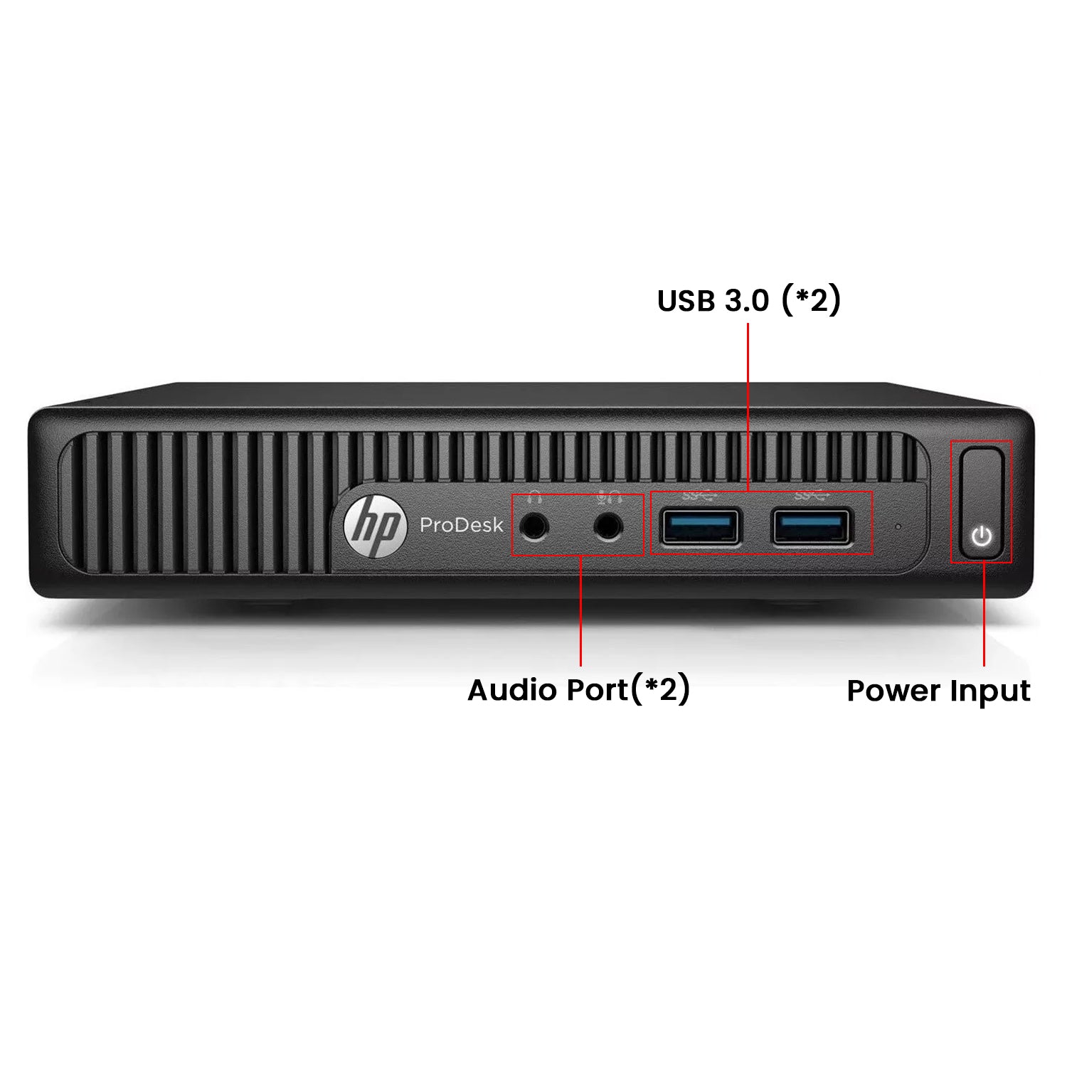 HP ProDesk 400 G2 Mini Desktop Computer PC / Intel Core i5 - 6th Gen Up to 2.80 GHz Processor / 8GB - 16GB DDR4 RAM / 256GB - 1TB SSD / Windows 10 Pro / Keyboard and Mouse - Refurbished