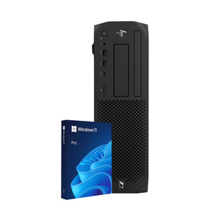 HP Z2 G4 SFF High Performance Workstation PC, Intel Core i5/i7 - 8th Gen CPU Processor, 16GB - 32GB DDR4 RAM, 512GB - 2TB SSD, OS - Windows 11 Pro, Wireless Keyboard and Mouse - Refurbished