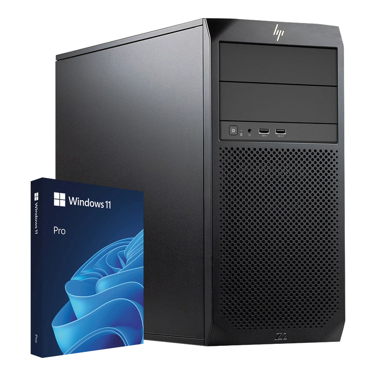 HP Z2 G4 Tower High Performance Workstation PC With GeForce RTX 3050 6GB Graphics Card, Intel Core i5 - 8th Gen Up to 4.10 GHz Processor, 16GB - 32GB DDR4 RAM, 512GB - 2TB SSD, OS - Windows 11 Pro - Refurbished
