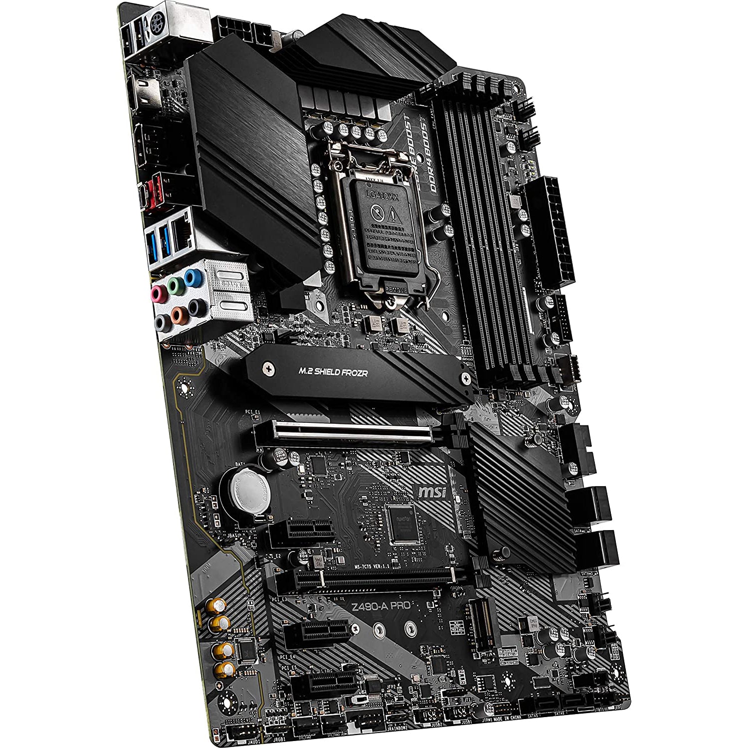 MSI Z490-A PRO ProSeries Motherboard ATX, LGA 1200 Socket , Intel 10th/11th Gen, M.2, USB 3.2 Gen 2, DDR4, CFX, Gigabit LAN, HDMI/ DisplayPort