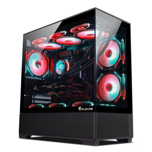 HAJAAN SuperX Gaming PC – Intel i9 11900KF - GeForce RTX 3060/3070/3080/4060/4060Ti/4070/4070Ti - 32GB DDR4 - 1TB NVMe SSD - Windows 11 Pro - WiFi - Bluetooth - Mechanical Keyboard Mouse