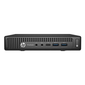 HP ProDesk 600 G2 Mini Professional Desktop Computer Tiny PC (Intel Core i3 - i5 6th Gen/ 8GB - 16GB DDR4 RAM/ 256GB - 1TB SSD/ Windows 10 Pro/ Wireless Keyboard Mouse) - Refurbished