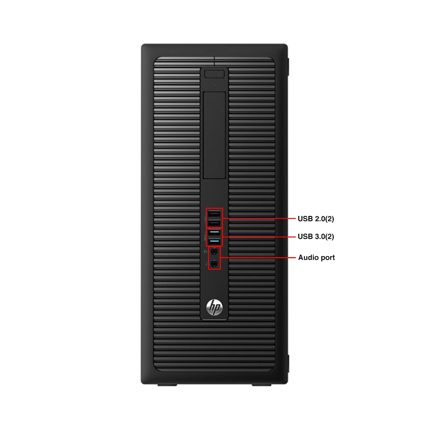 Hp EliteDesk 800 G1 Tower Desktop Computer PC (Intel core i5 - 4th Gen up to 3.60 GHz/ 8GB - 32GB RAM/ 256GB - 1TB SSD/ Windows 10 Pro) Keyboard and Mouse/ WIFI/ Bluetooth - Refurbished