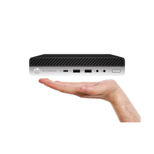 HP Computer EliteDesk 800 G3 Mini Windows 10 Pro Business Desktop Tiny PC | Intel Core i5 - 6th/ 7th Processor | 8GB - 16GB DDR4 RAM | 256GB - 1TB SSD | WIFI |Bluetooth - Refurbished