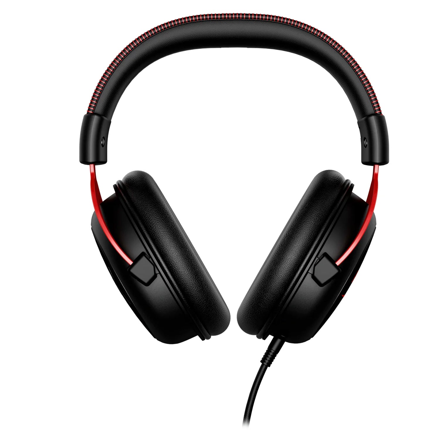 HyperX Cloud II – Wired Gaming Headset for PC, Active Noise Cancellation, Durable Aluminum Frame, Detachable Microphone, Compatibility With PC, PS5, PS4, Black-Red