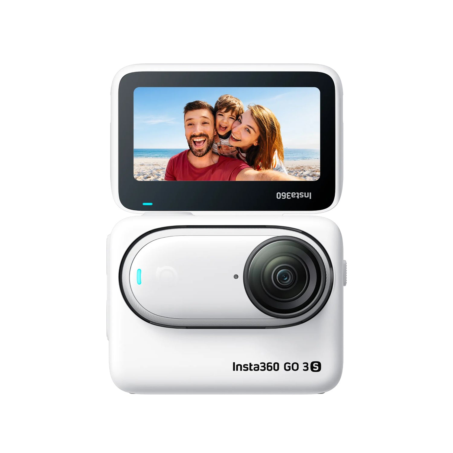 Insta360 GO 3S Standard Bundle - 64GB - 128GB Storage Tiny Mighty 4K Action Camera, Portable And Mount AnyWhere - Arctic White / Midnight Black