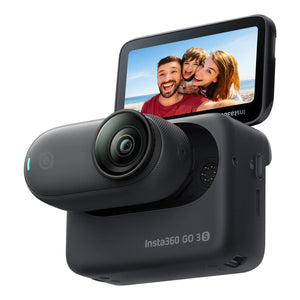 Insta360 GO 3S Standard Bundle - 64GB - 128GB Storage Tiny Mighty 4K Action Camera, Portable And Mount AnyWhere - Arctic White / Midnight Black
