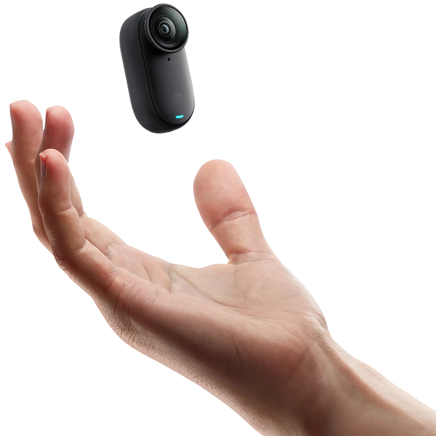 Insta360 GO 3S Standard Bundle - 64GB - 128GB Storage Tiny Mighty 4K Action Camera, Portable And Mount AnyWhere - Arctic White / Midnight Black