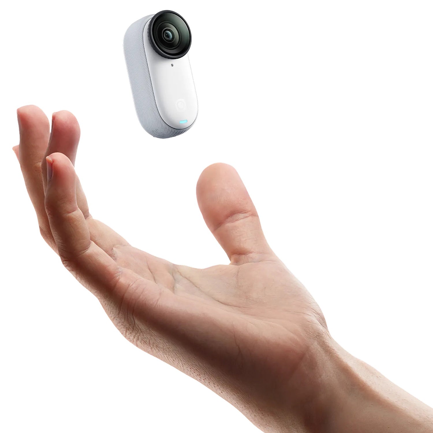 Insta360 GO 3S Standard Bundle - 64GB - 128GB Storage Tiny Mighty 4K Action Camera, Portable And Mount AnyWhere - Arctic White / Midnight Black