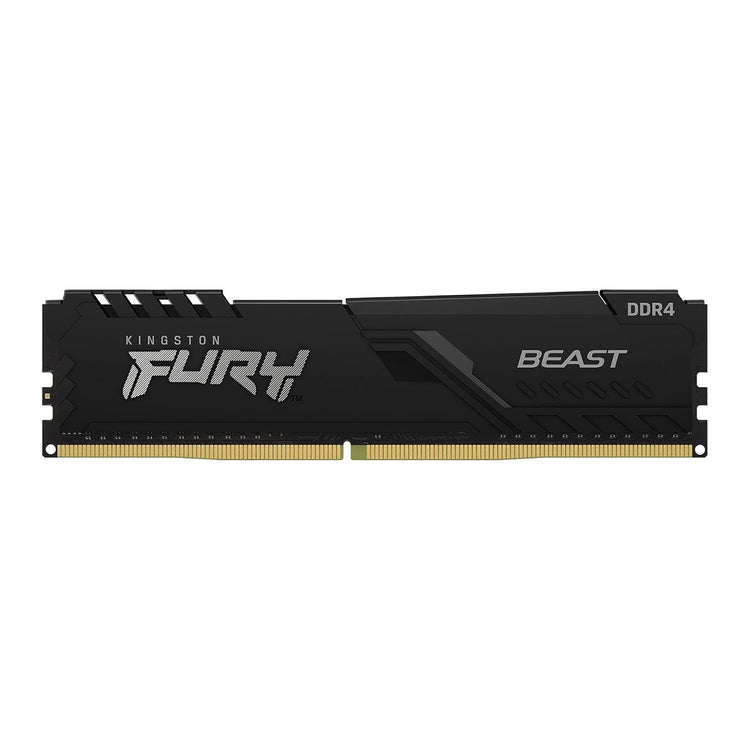 Kingston Fury Beast 16GB (2Gx 64 Bit) - DDR4 Technology Desktop Memory, 3200 MHz Memory Speed, CL16 SDRAM (Synchronous DRAM) / Black - KF432C16BB/16