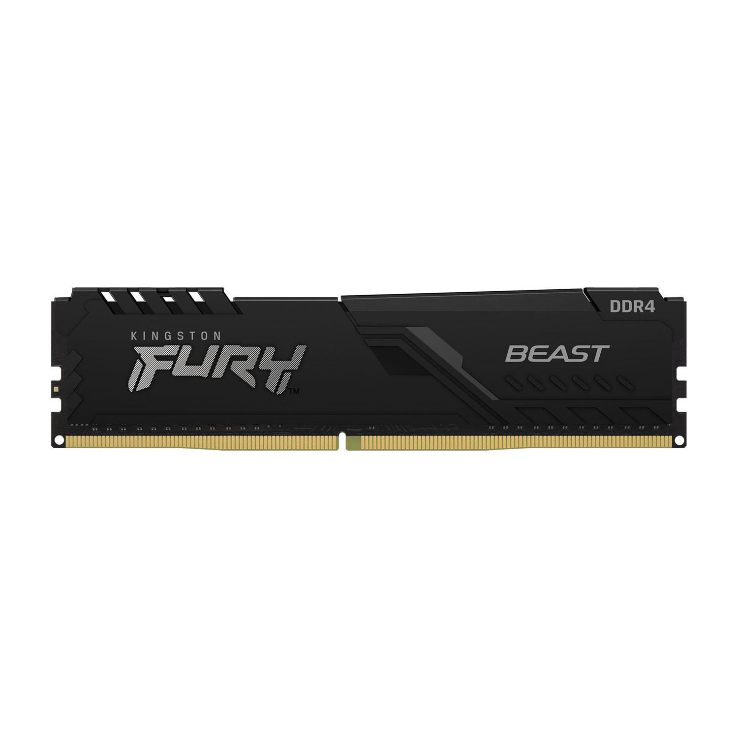 Kingston Fury Beast 16GB (8GB 1Gx 64 Bit x 2Pcs) - DDR4 Technology Desktop Memory, 3200 MHz Memory Speed, CL16 SDRAM (Synchronous DRAM) / Black - KF432C16BBK2/16