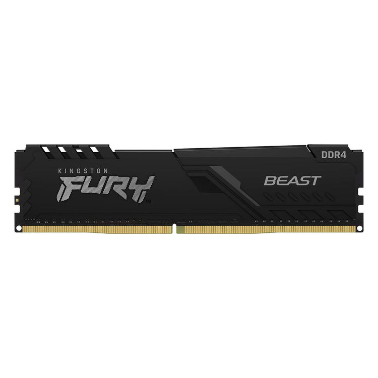 Kingston Fury Beast 8GB (1Gx 64 Bit) - DDR4 Technology Desktop Memory, 3200 MHz Memory Speed, CL16 SDRAM (Synchronous DRAM) / Black - KF432C16BB/8