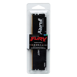 Kingston Fury Beast 8GB (1Gx 64 Bit) - DDR5 Technology Desktop Memory, 5200 MHz Memory Speed, CL40 SDRAM (Synchronous DRAM) / Black - KF552C40BB-8