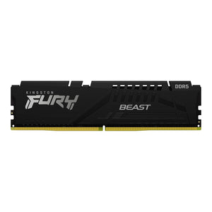 Kingston Fury Beast 8GB (1Gx 64 Bit) - DDR5 Technology Desktop Memory, 5200 MHz Memory Speed, CL40 SDRAM (Synchronous DRAM) / Black - KF552C40BB-8