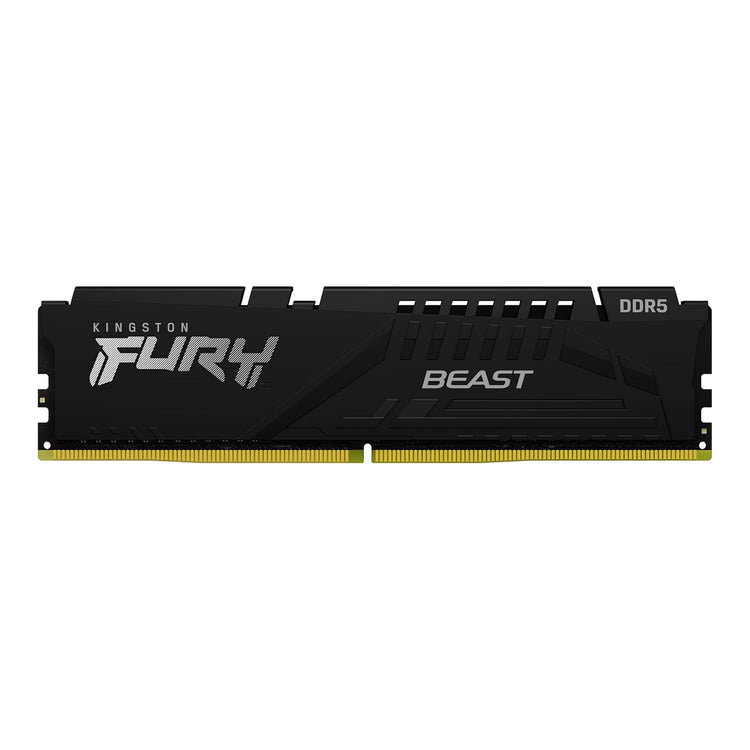 Kingston Fury Beast 8GB (1Gx 64 Bit) - DDR5 Technology Desktop Memory, 5200 MHz Memory Speed, CL40 SDRAM (Synchronous DRAM) / Black - KF552C40BB-8