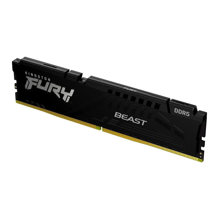 Kingston Fury Beast 8GB (1Gx 64 Bit) - DDR5 Technology Desktop Memory, 5600 MHz Memory Speed, CL40 SDRAM (Synchronous DRAM) / Black - KF556C40BB-8