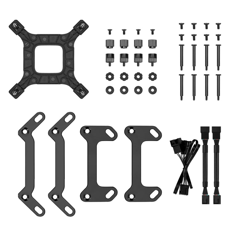 DEEPCOOL LS520S Zero Dark CPU Liquid Cooler - Anti-Leak Technology With 4th Generation Pump, White LED Type With Hydro Bearing