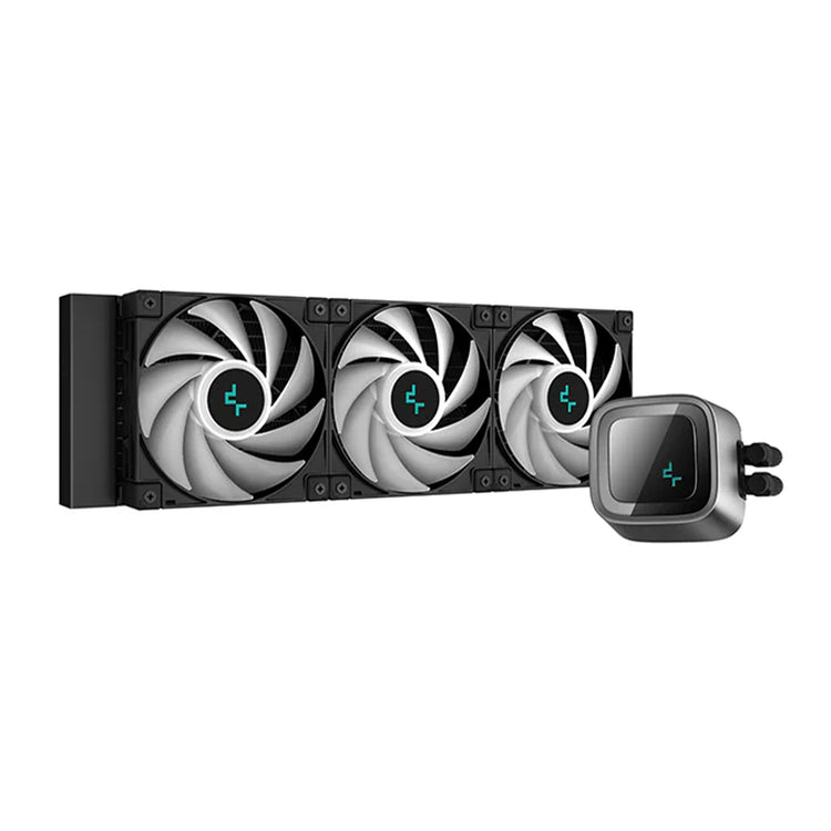 DEEPCOOL LS720 Premium Liquid CPU cooler - Fluid Dynamic Bearing and Low-Noise Efficiency With a 360mm Radiator - Black (R-LS720-BKAMNT-G-1)