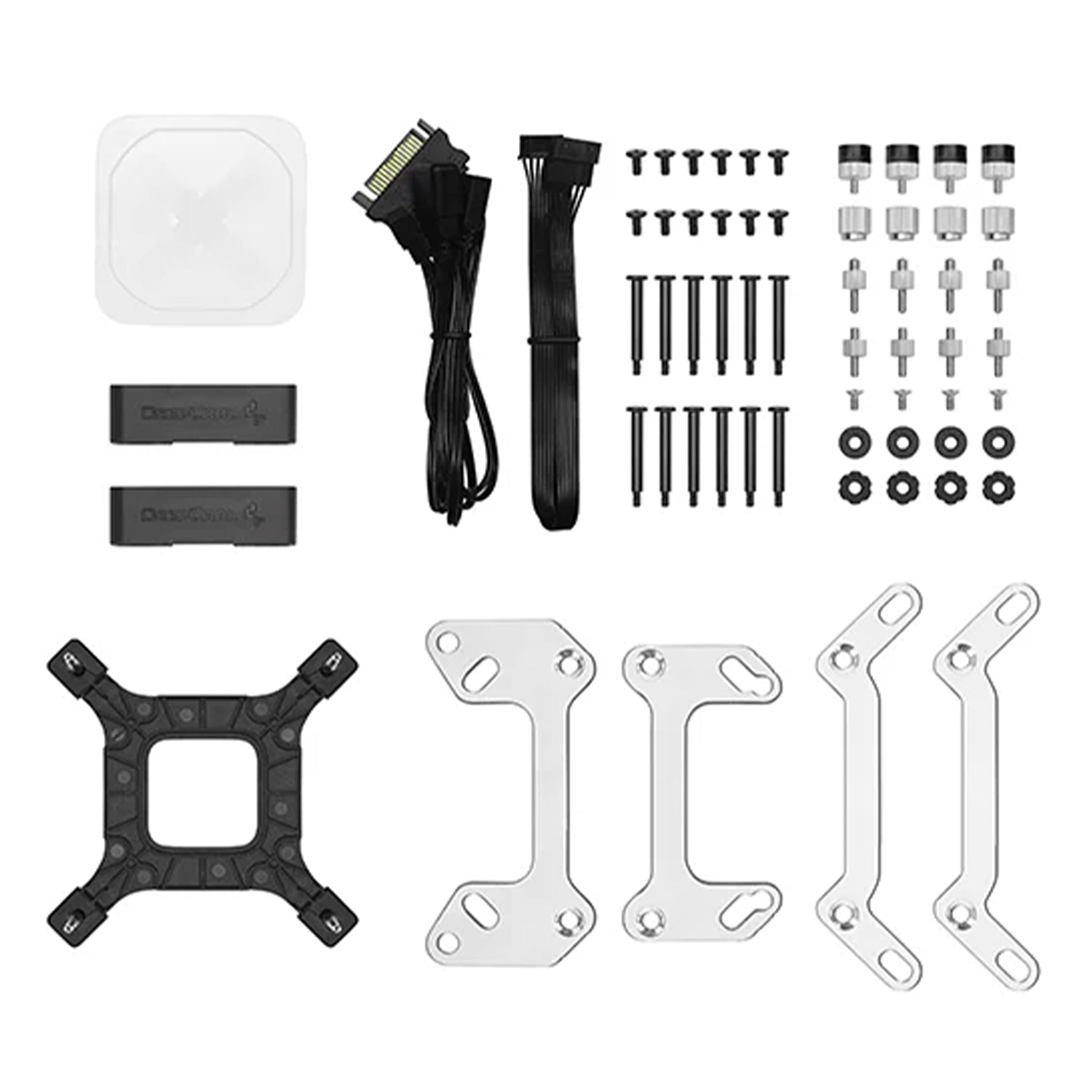 DEEPCOOL LS720 Premium Liquid CPU cooler - Fluid Dynamic Bearing and Low-Noise Efficiency With a 360mm Radiator - Black (R-LS720-BKAMNT-G-1)