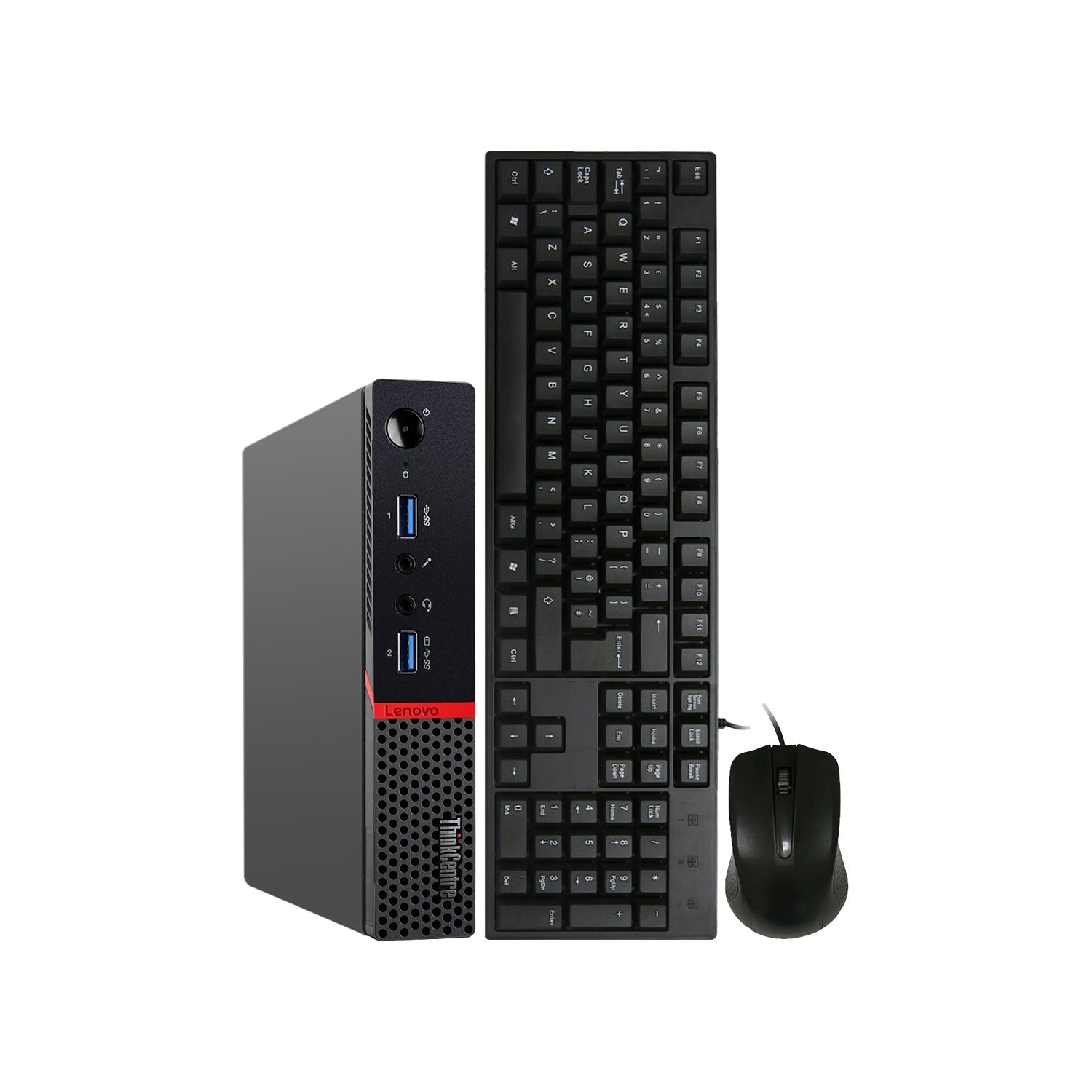 Lenovo ThinkCentre M700 Tiny Desktop Computer PC | Intel Core i5 - 6th Gen Processor Up to 3.10GHz |16GB - 32GB DDR4 RAM | 256GB - 1TB SSD | Windows 10 Pro | Keyboard and Mouse - Refurbished