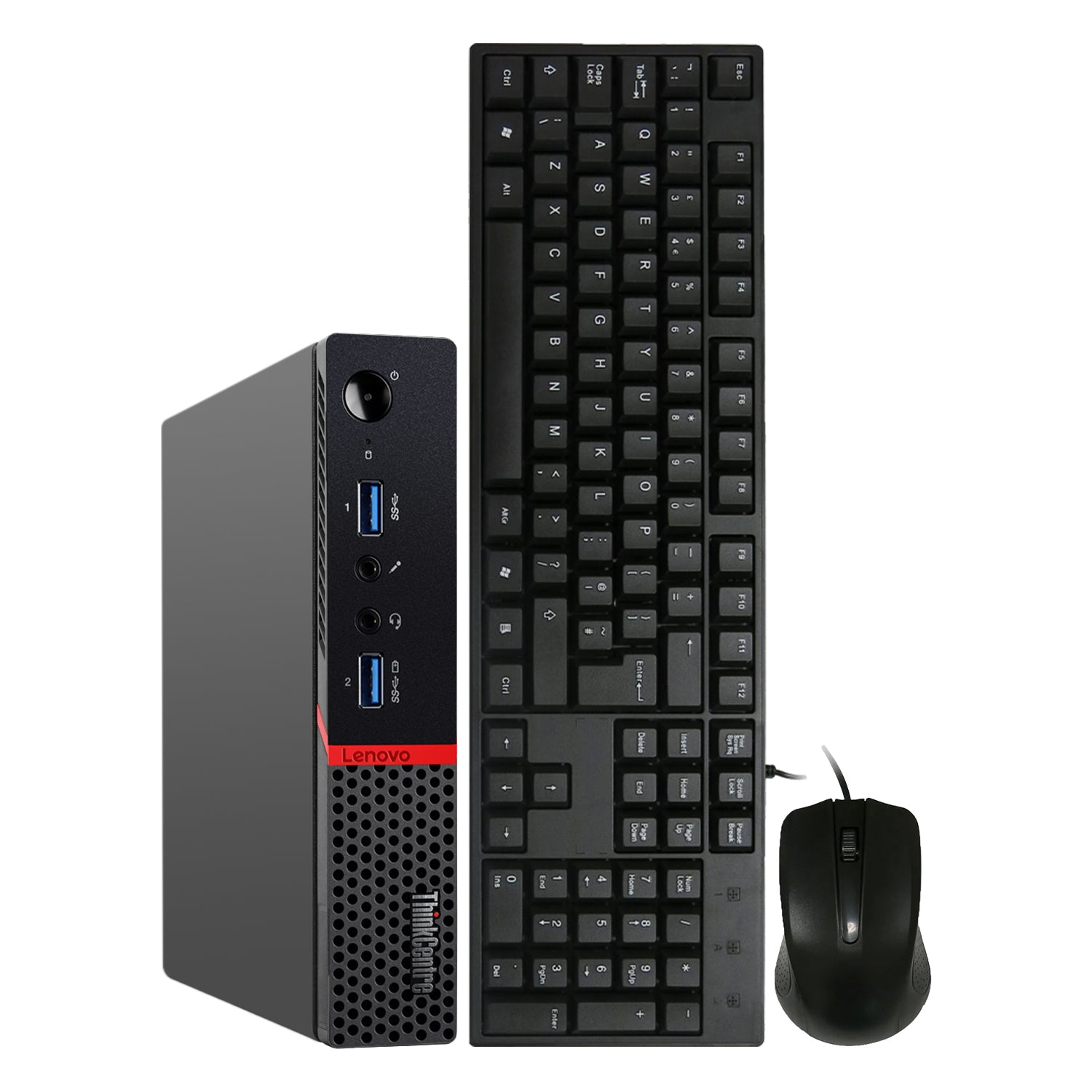 Lenovo ThinkCentre M700 Tiny Desktop Computer PC | Intel Core i5 - 6th Gen Processor Up to 3.10GHz |16GB - 32GB DDR4 RAM | 256GB - 1TB SSD | Windows 10 Pro | Keyboard and Mouse - Refurbished