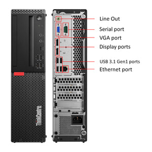 Lenovo ThinkCentre M920s SFF Business Desktop PC Computer (Intel Core i5 - i7 8th Gen/ 16GB - 32GB DDR4 RAM/ 512GB - 2TB SSD/ WINDOWS 11 PRO) WIFI/ Bluetooth - Refurbished