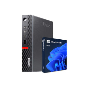 Lenovo ThinkCentre M920x Tiny Business Desktop Computer PC (Intel Core i7 8th Gen| 16GB - 32GB DDR4 RAM| 512GB - 2TB SSD| Windows 11 Pro) Wireless Keyboard and Mouse - Refurbished