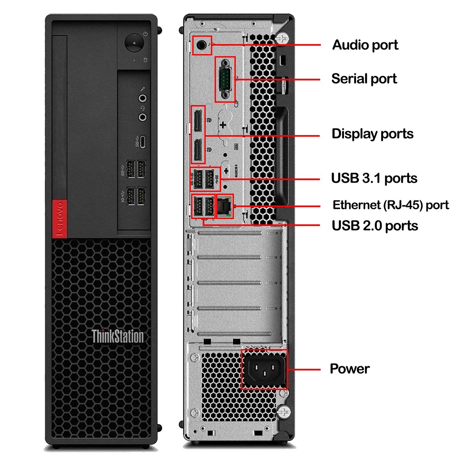 Lenovo ThinkStation P330 SFF Mini Desktop Windows 11 Pro Computer PC, Intel i7 Hexa-Core 8th Gen Processor, 16GB - 32GB DDR4 RAM, 512GB - 2TB NVMe SSD, Wireless Keyboard/ Mouse - Refurbished