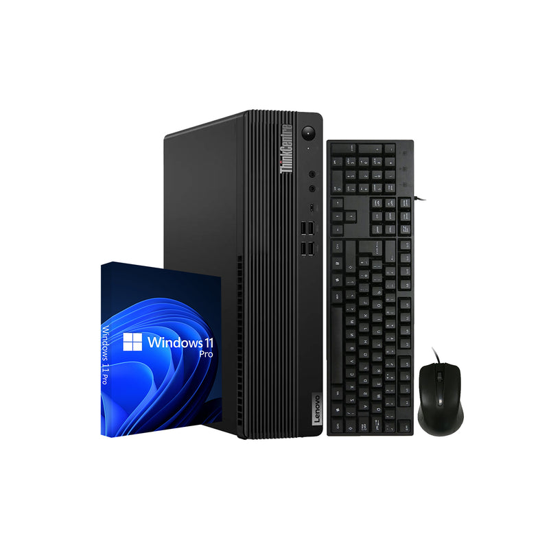 Lenovo ThinkCentre M70s SFF PC High-Performance Desktop Computer, Intel Core i5 - 10th Gen Up to 3.70Ghz Processor CPU, 16GB -32GB DDR4 RAM, 512GB - 2TB SSD, Windows 11 Pro, Keyboard and Mouse - Refurbished
