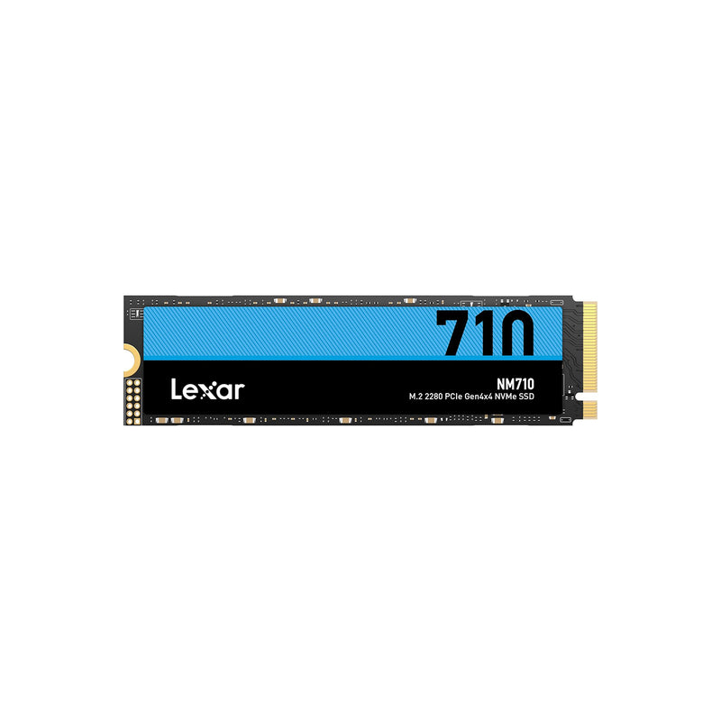 Lexar NM710 1TB NVMe SSD, M.2 2280 Form Factor, PCIe Gen4x4 Interface, Read 5000MB/s, Write 4500MB/s for laptops and Desktops (LNM710X001T-RNNNU)