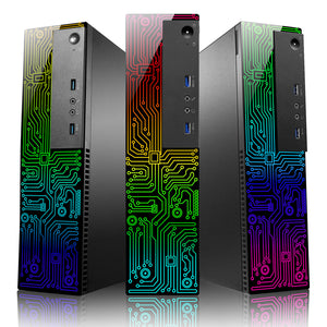 Lenovo ThinkCentre RGB SFF Desktop Computer, Intel Core i5-6500, RX 550/1030, 16GB -32GBRAM | 512GB - 2TB SSD, 4K 2-Monitor Support, Wi-Fi, Bluetooth - Windows 10 Pro - Refurbished
