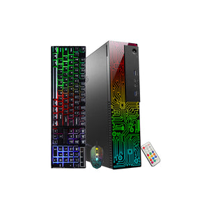 Lenovo ThinkCentre RGB SFF Desktop Computer, Intel Core i5-6500, RX 550/1030, 16GB -32GBRAM | 512GB - 2TB SSD, 4K 2-Monitor Support, Wi-Fi, Bluetooth - Windows 10 Pro - Refurbished