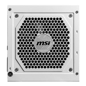 MSI MAG 850W Power Supply 80+Gold Fully Modular - Fluid Dynamic Bearing With PCle Gen 5.0 Ready - White/Black