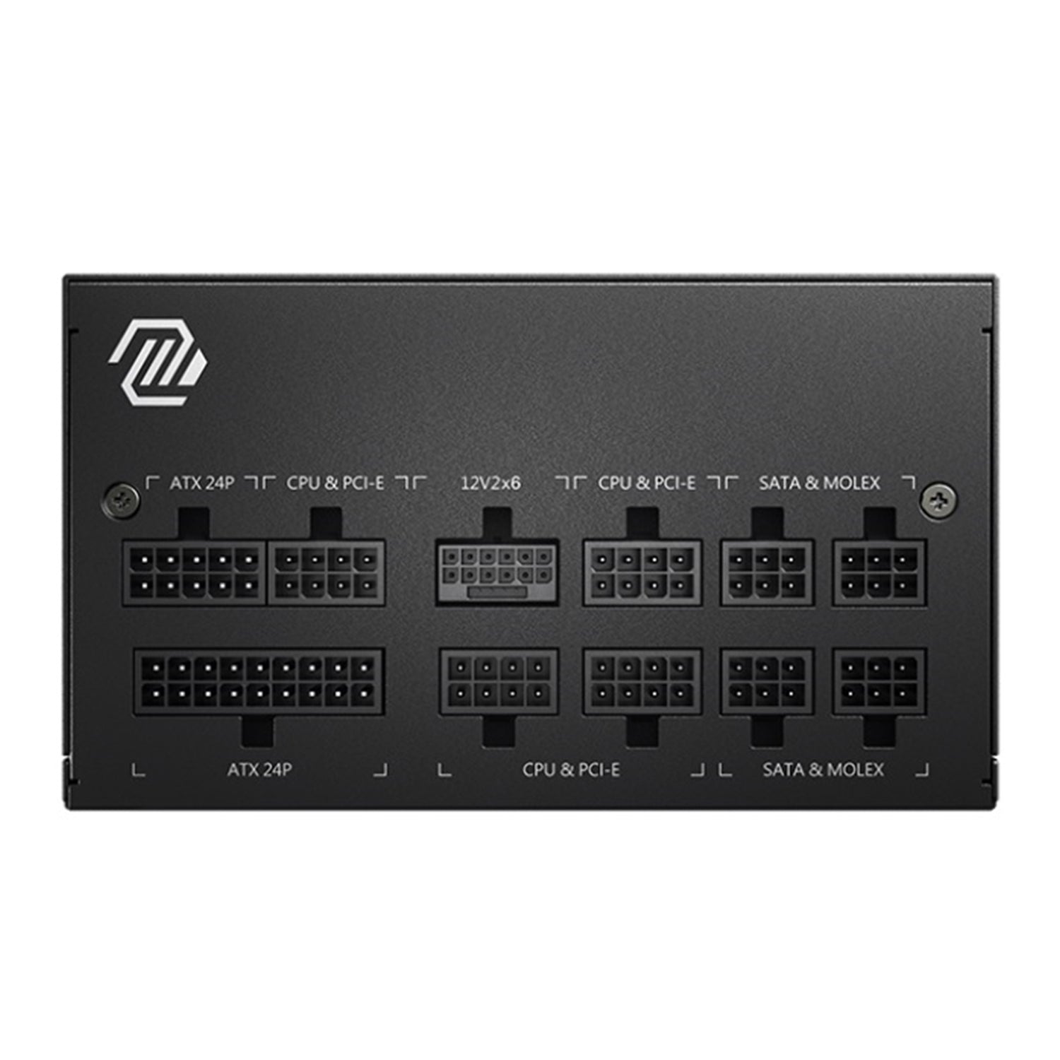 MSI MAG 850W Power Supply 80+Gold Fully Modular - Fluid Dynamic Bearing With PCle Gen 5.0 Ready - White/Black