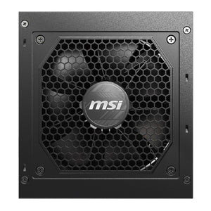 MSI MAG 850W Power Supply 80+Gold Fully Modular - Fluid Dynamic Bearing With PCle Gen 5.0 Ready - White/Black