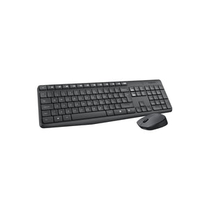 Logitech MK235 Wireless Keyboard and Mouse Combo For Windows and Chrome OS - Comfortable With Durable design, 2.4GHz Wireless USB Receiver