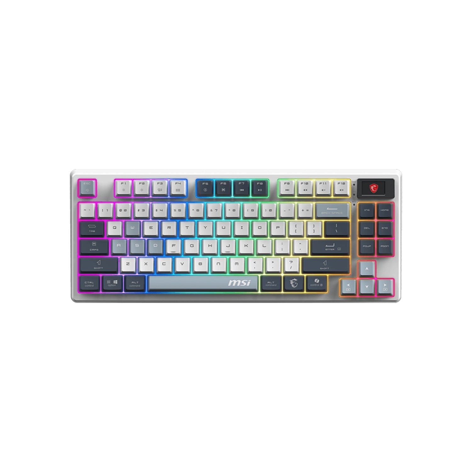 msi gear MSI FORGE GK600 TKL Wireless Sky Gaming Gear keyboard -