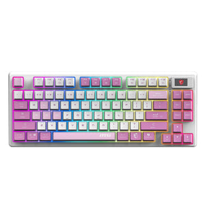 MSI FORGE GK600 TKL Wireless Violet Gaming Gear keyboard - Tenkeyless design with Mechanical Linear Switches (FORGEGK600V)