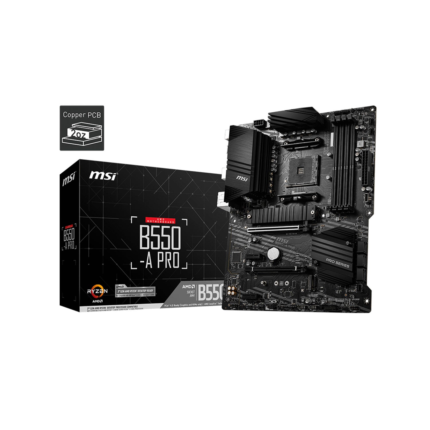 MSI AMD B550 Pro Socket AM4 ATX DDR4-SDRAM マザーボード