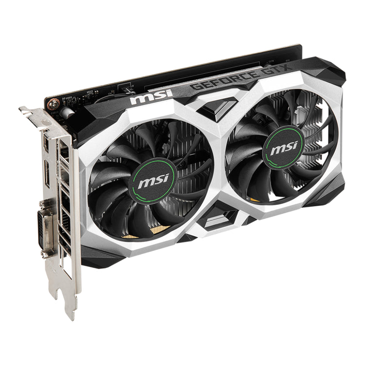 MSI GeForce GTX 1650 Graphics Card - 4GB GDDR6 - PCI Express 3.0 Video Card - HDMI, DP, DVI (GTX 1650 D6 VENTUS XS OC)