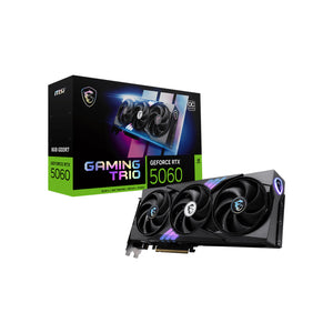 MSI GeForce RTX 5060 8G GAMING TRIO OC Graphics Card, 8GB GDDR7, 128-Bit Memory, TRI FROZR 4 THERMAL DESIGN With Air Antegrade Fin 2.0 - (G5060-8GTC)