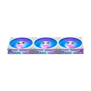 MSI MPG EZ120 ARGB White- 3W Fan, Magnetic Design With Daisy-Chain Connection, 120 mm ARGB Fan & Versatile Fan Blade Design - White