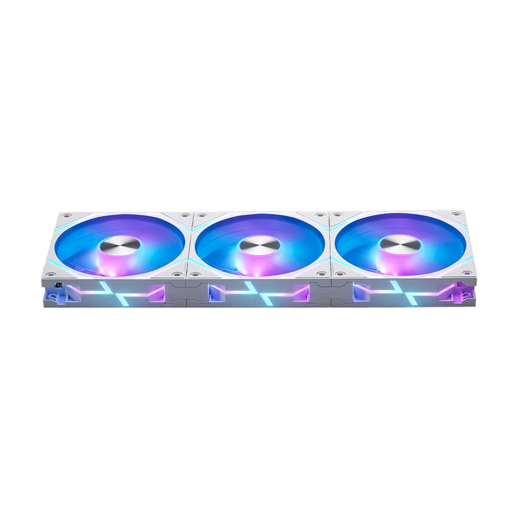 MSI MPG EZ120 ARGB White- 3W Fan, Magnetic Design With Daisy-Chain Connection, 120 mm ARGB Fan & Versatile Fan Blade Design - White