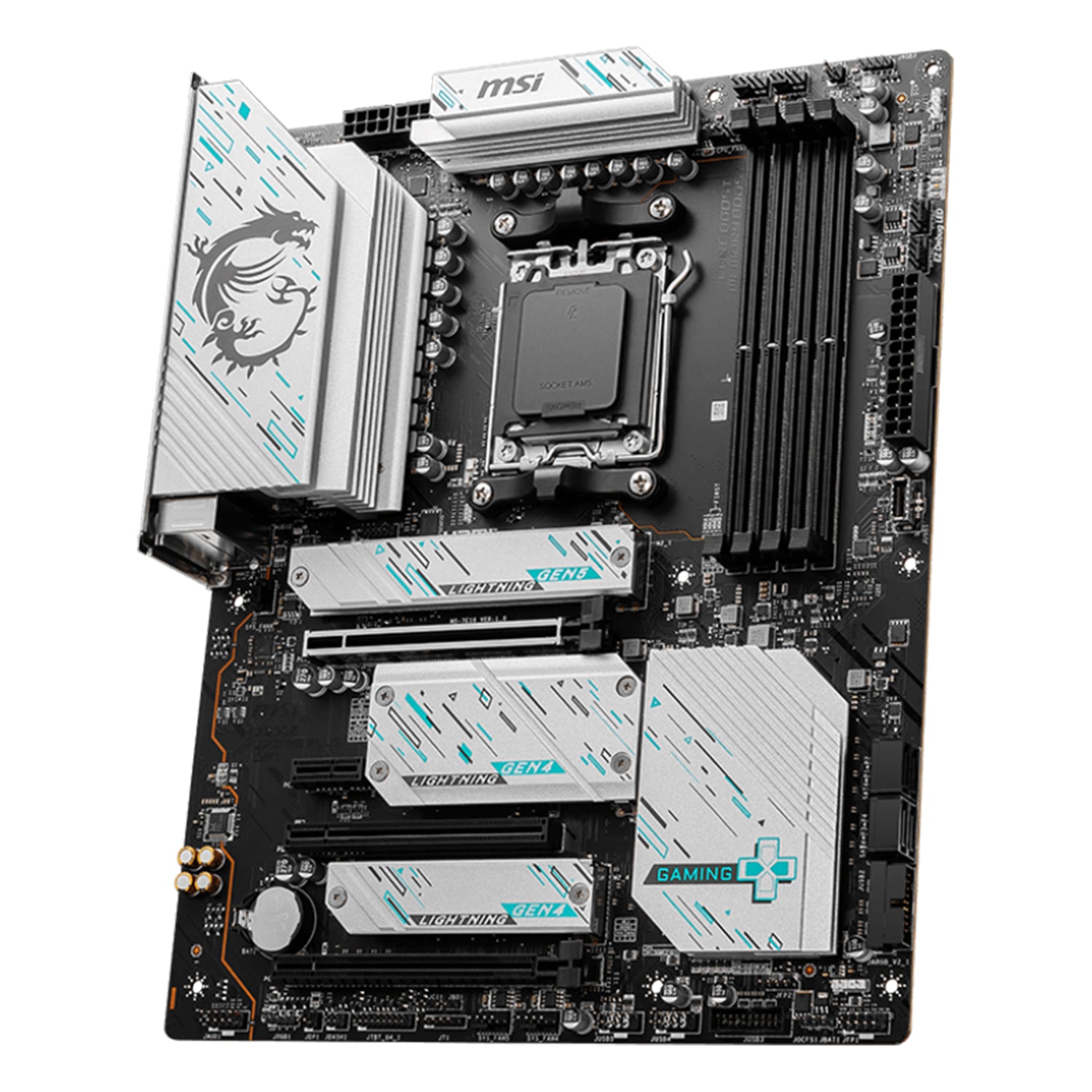 MSI X670E Gaming Plus WiFi Motherboard, ATX - Support AMD Ryzen 9000/8000/7000 Series Desktop Processor, With DDR5 Up to 192GB Max Memory, Display Port / HDMI