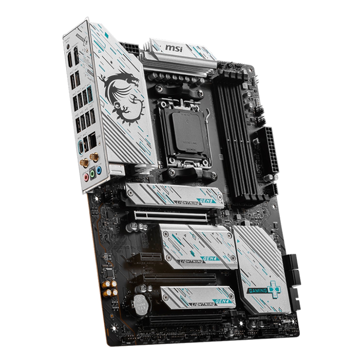 MSI X670E Gaming Plus WiFi Motherboard, ATX - Support AMD Ryzen 9000/8000/7000 Series Desktop Processor, With DDR5 Up to 192GB Max Memory, Display Port / HDMI